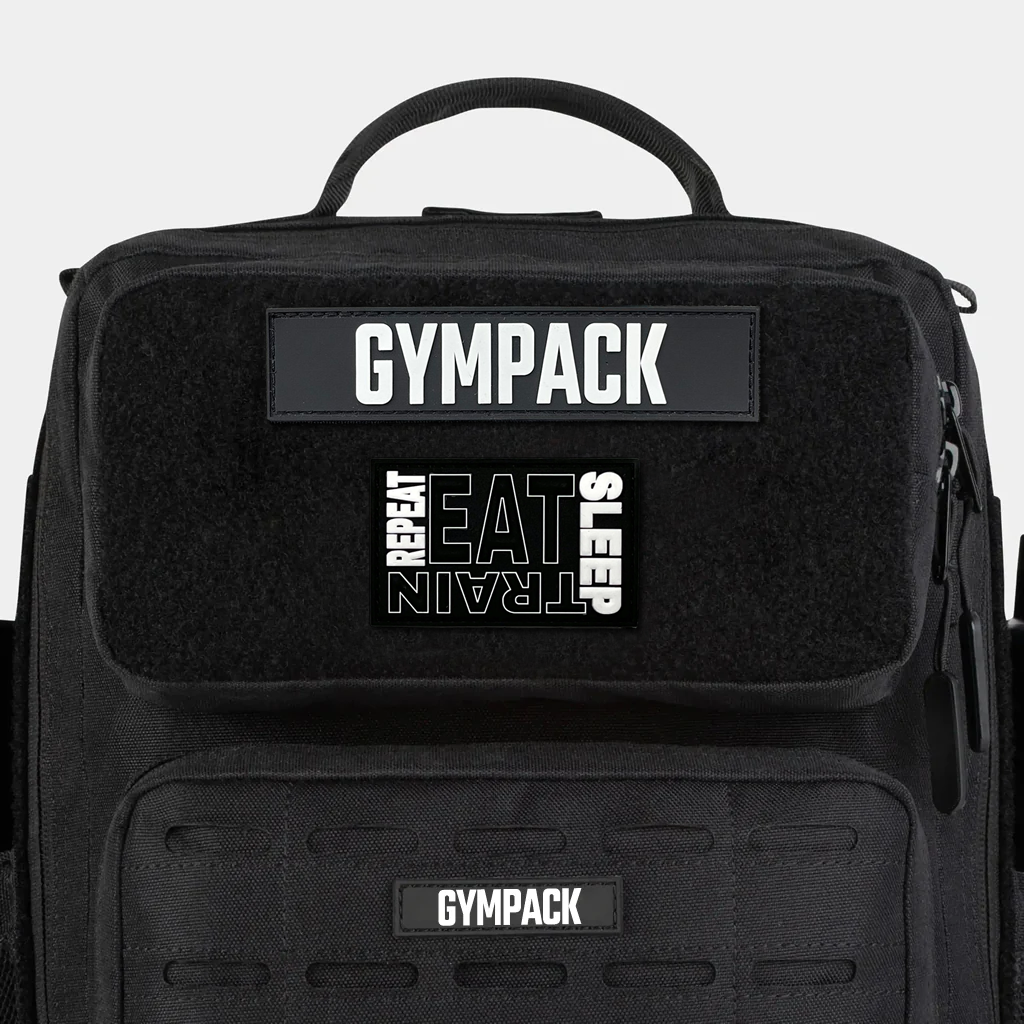 Eat Sleep Train Repeat Aufnäher