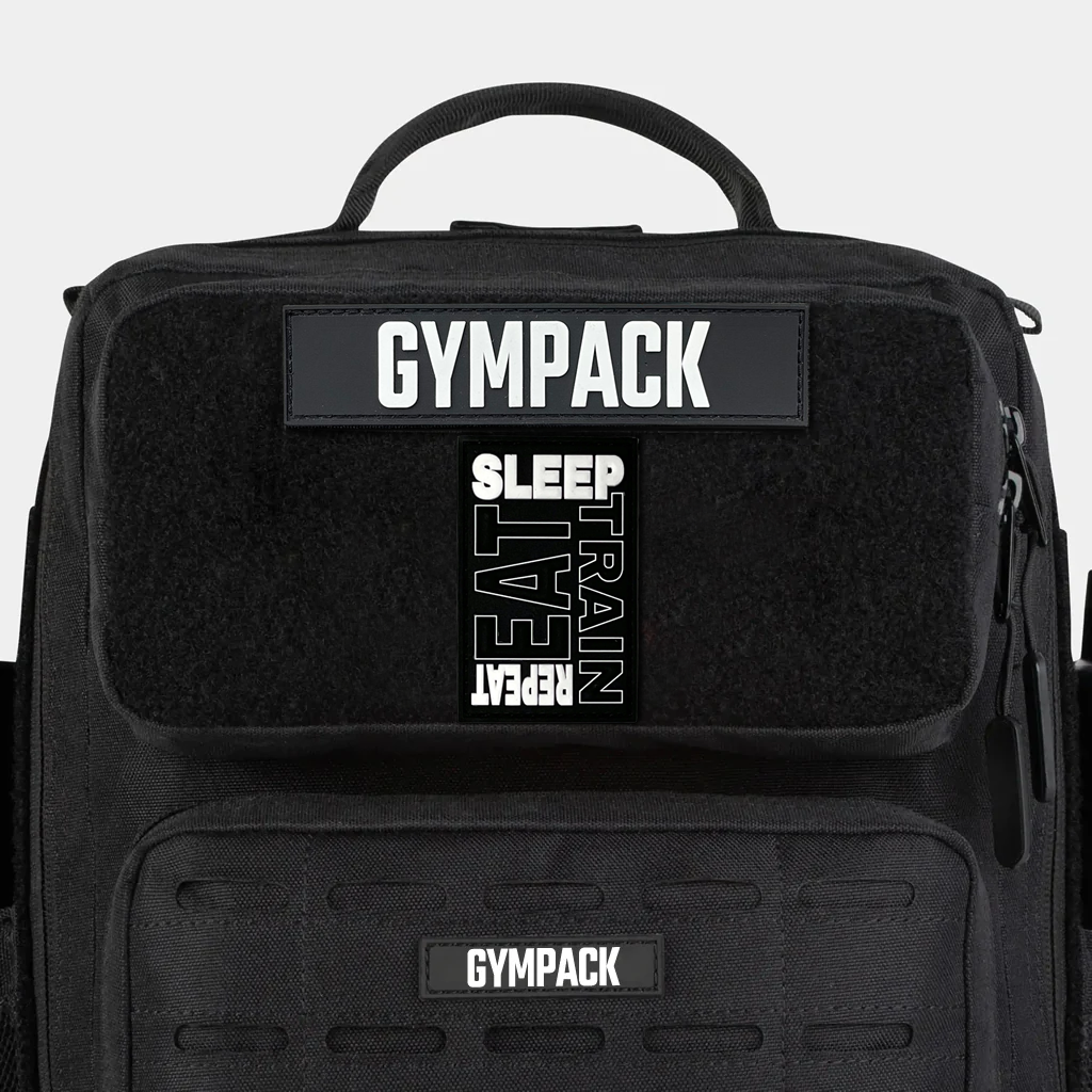 Eat Sleep Train Repeat Aufnäher