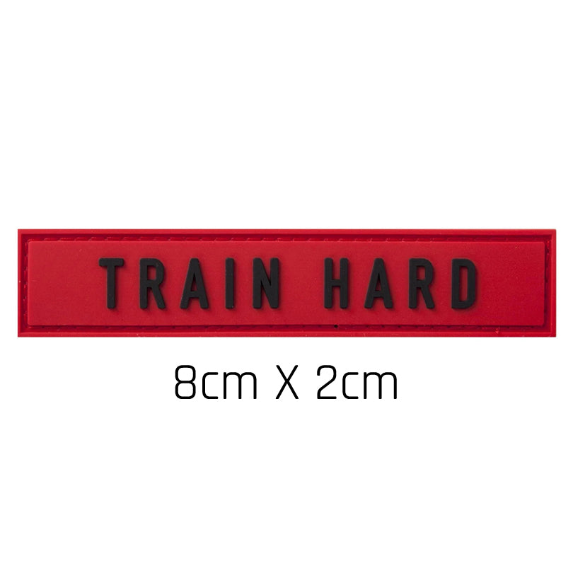 Train Hard Aufnäher
