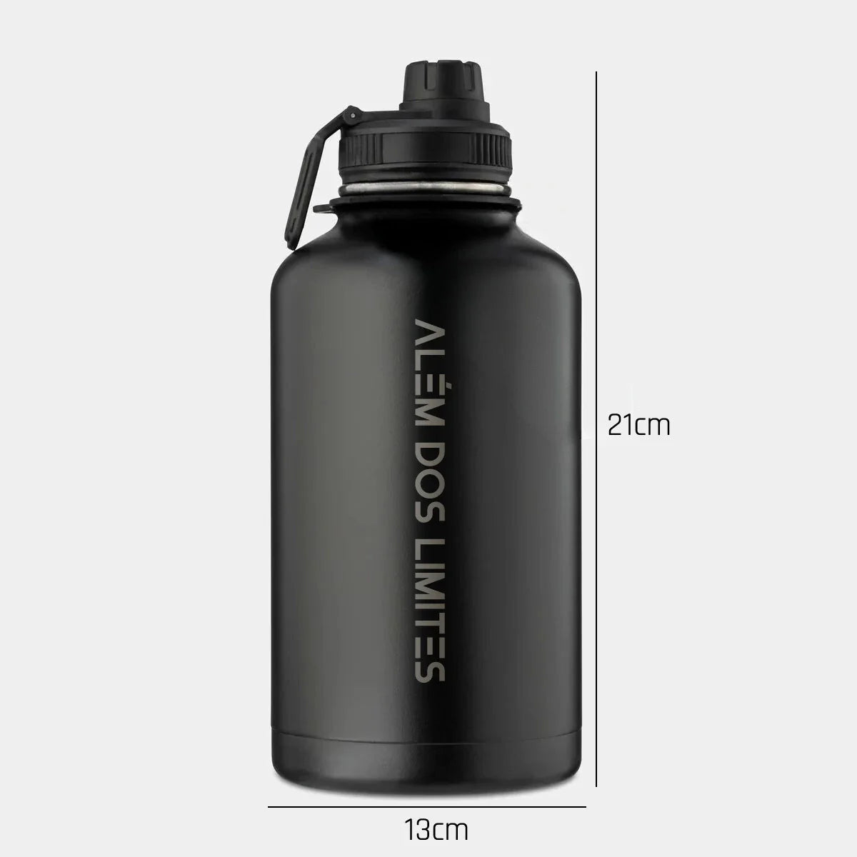 Premium Gympack 2000ml Thermoflasche - Personalisierter Name