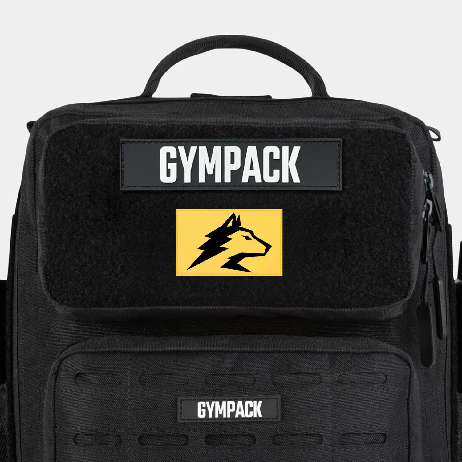 Yellow Gympack Wolf Patch
