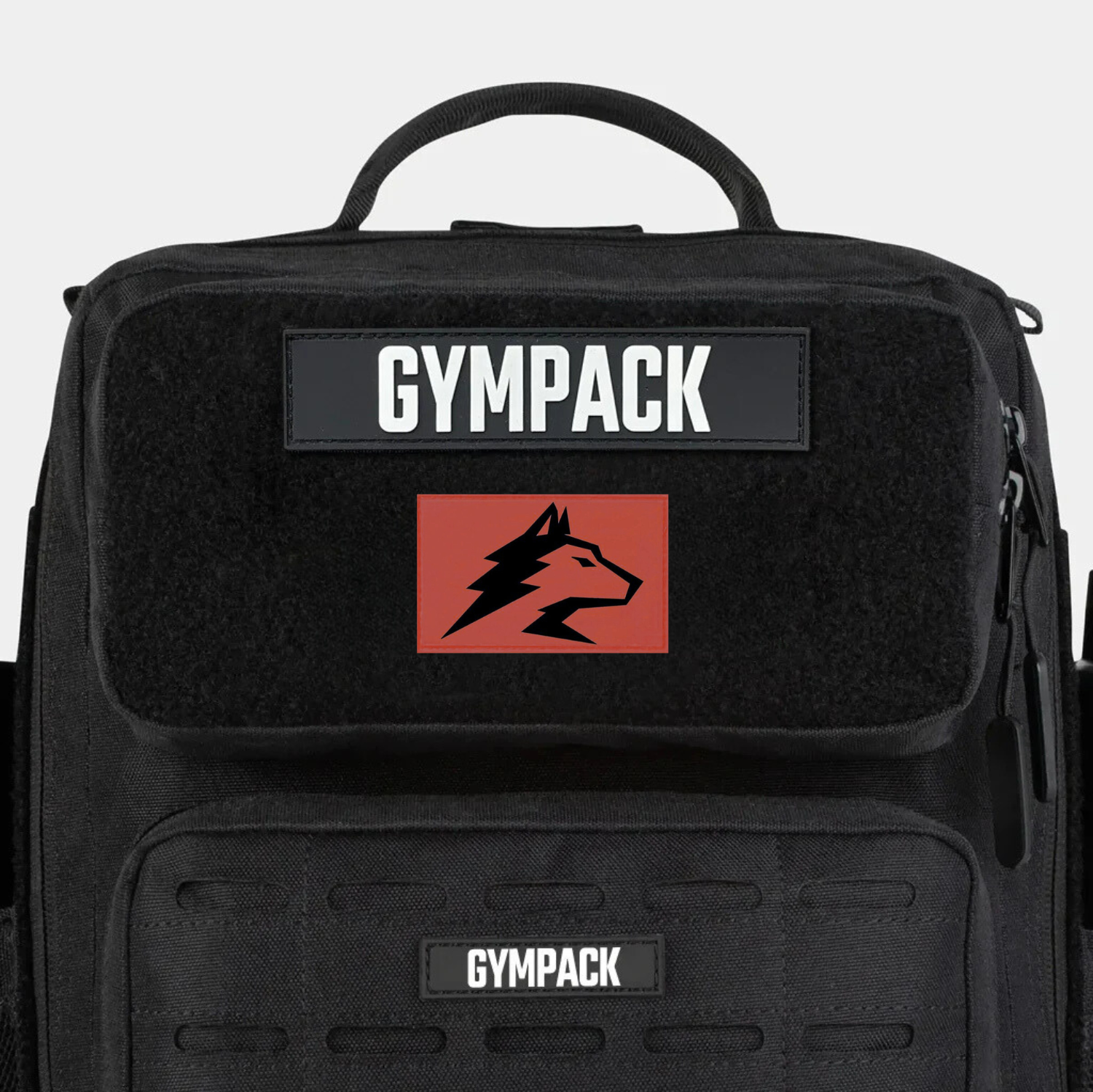 Gympack Wolf Patch Rot/Schwarz