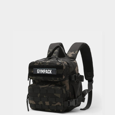 Gympack Mini 9L Schwarz Camo