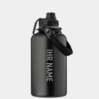 Premium Gympack 2000ml Thermoflasche - Personalisierter Name