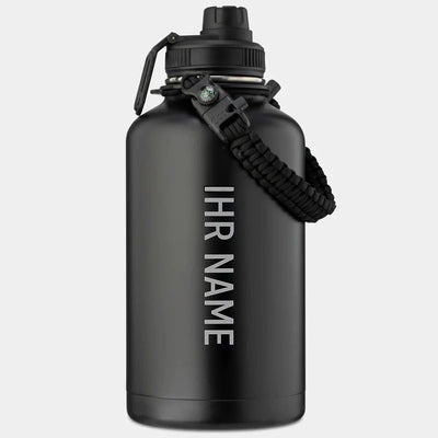 Premium Gympack 2000ml Thermoflasche - Personalisierter Name