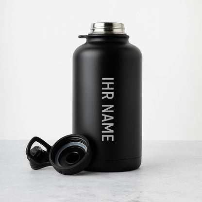 Premium Gympack 2000ml Thermal Bottle - Personalized Name