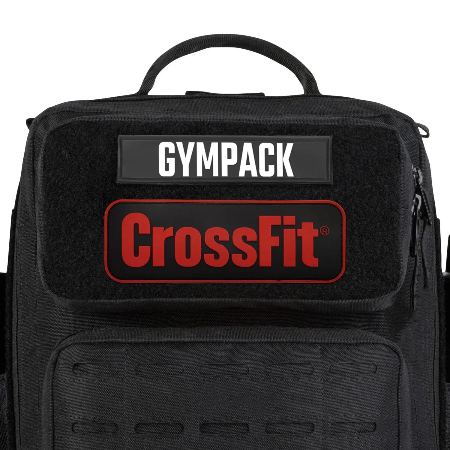 Roter Crossfit-Aufnäher