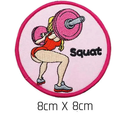 Kniebeugen-Patch