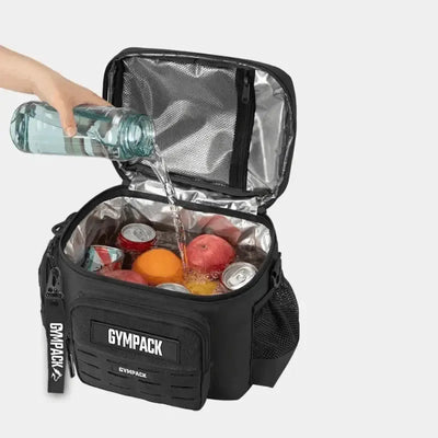 Gympack 13L Schwarze Thermo-Lunchtasche