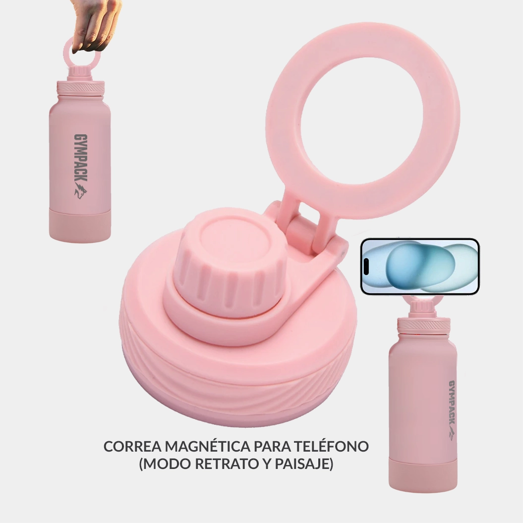 Magsafe Gympack Thermoflasche 650ml Rosa