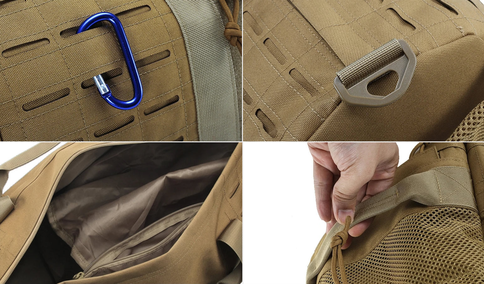 Gympack Reisetasche, 40 l, Khaki