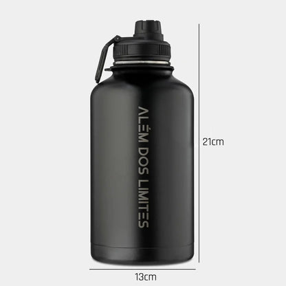Premium Gympack 2000ml Thermoflasche - Personalisierter Name
