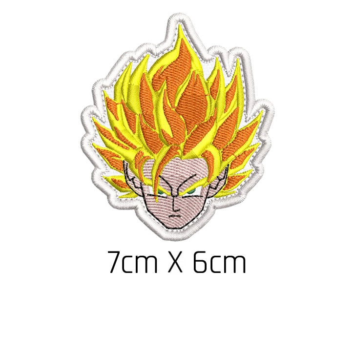 Saiyajin-Krieger-Aufnäher