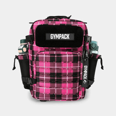 Gympack Pro 25L Rosa Kariert