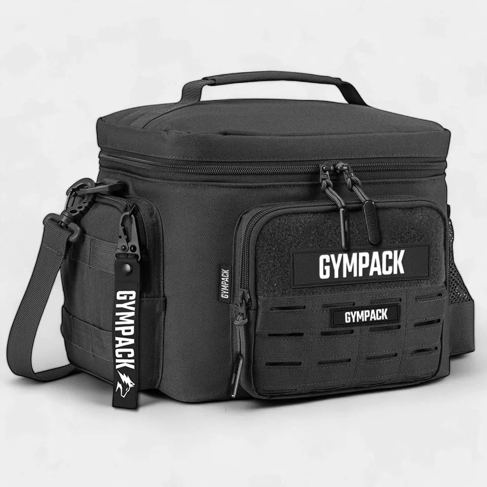 Gympack 13L Schwarze Thermo-Lunchtasche