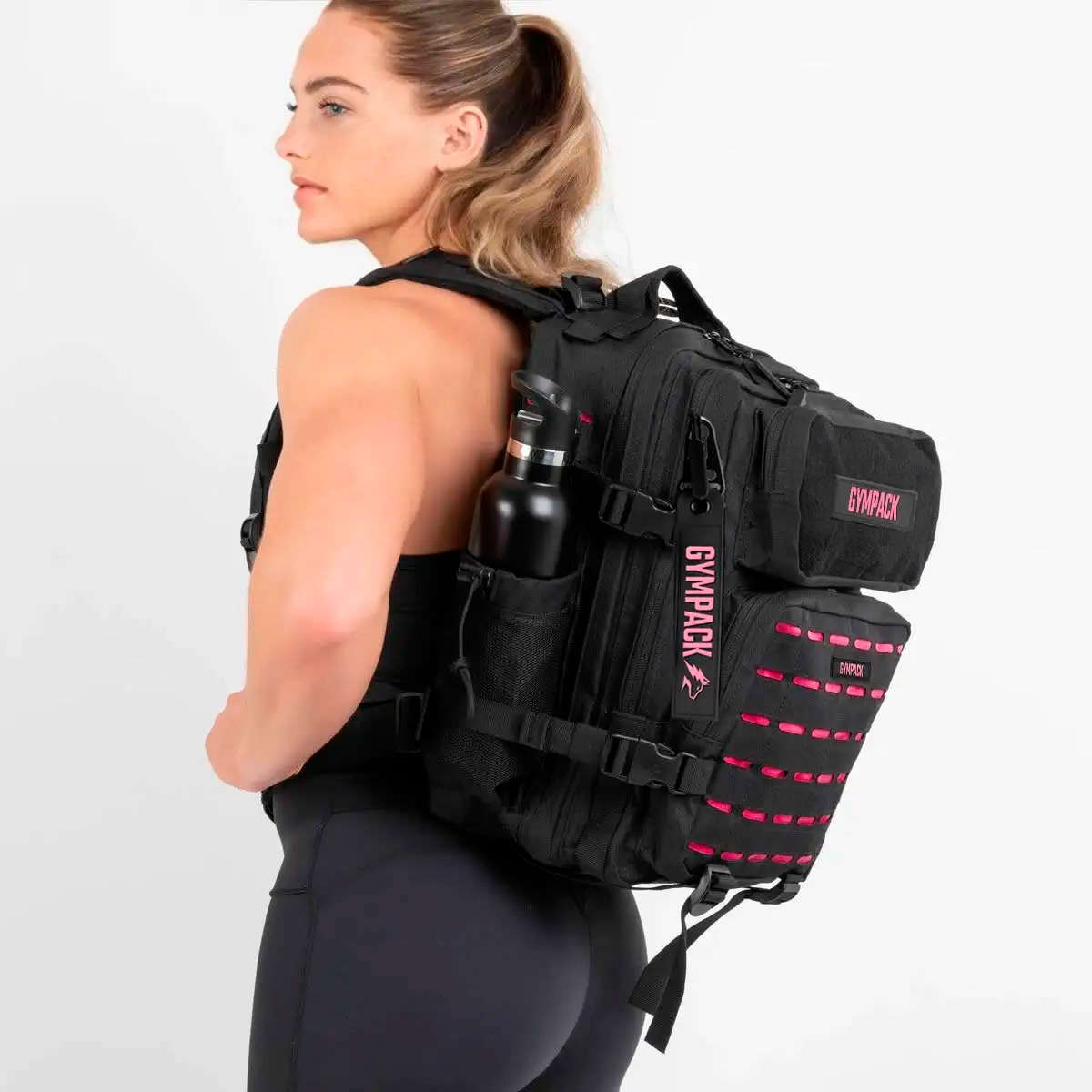 Gympack Pro 25L Schwarz und Pink