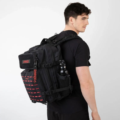 Gympack Pro 50L Schwarz und Rot