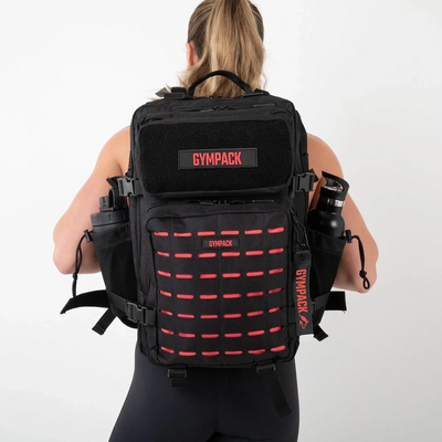 Gympack Pro 50L Schwarz und Rot