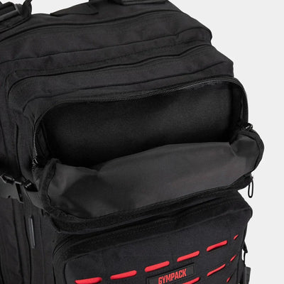 Gympack Pro 50L Schwarz und Rot