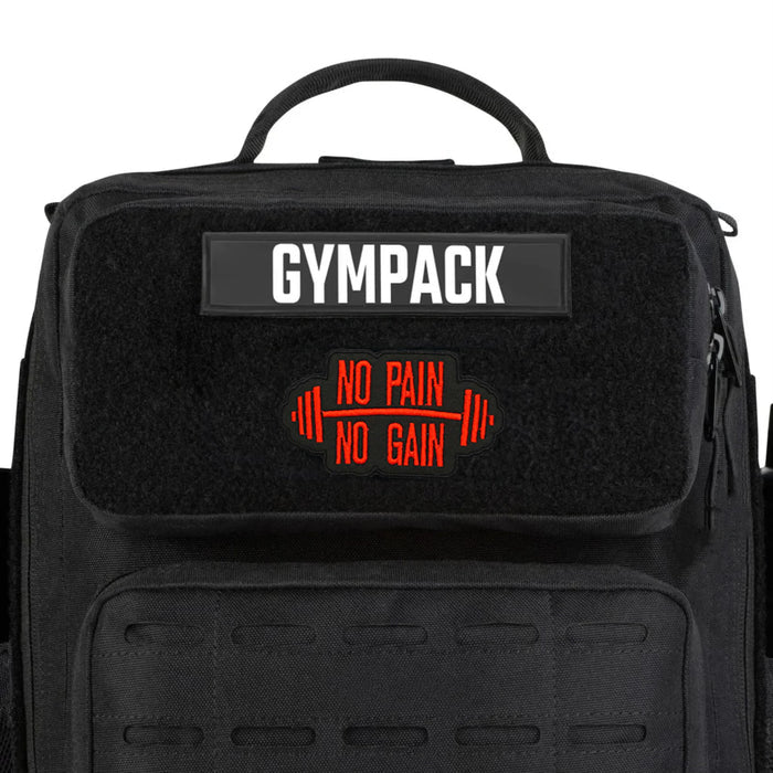 Rotes No Pain No Gain Pflaster