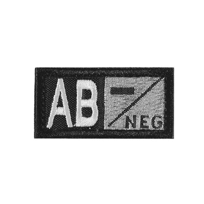 Blutgruppen-Aufnäher