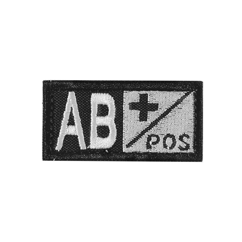 Blutgruppen-Aufnäher