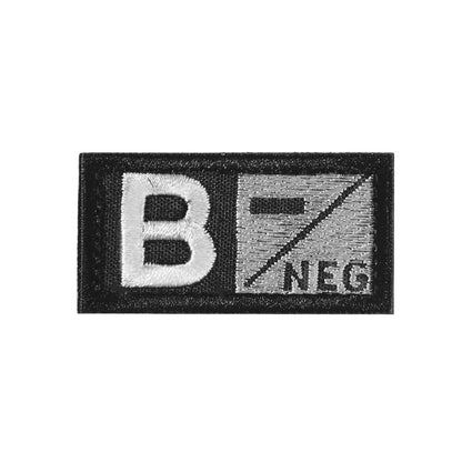 Blutgruppen-Aufnäher